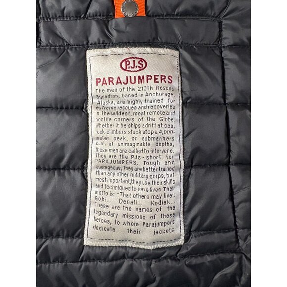 Parajumpers Selma Down fur trim Masterpiece series Coat Parka Size M color grey - Picture 3 of 11